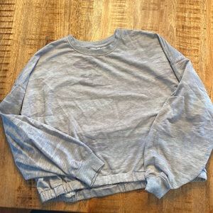 Z Supply cropped camo sweatshirt